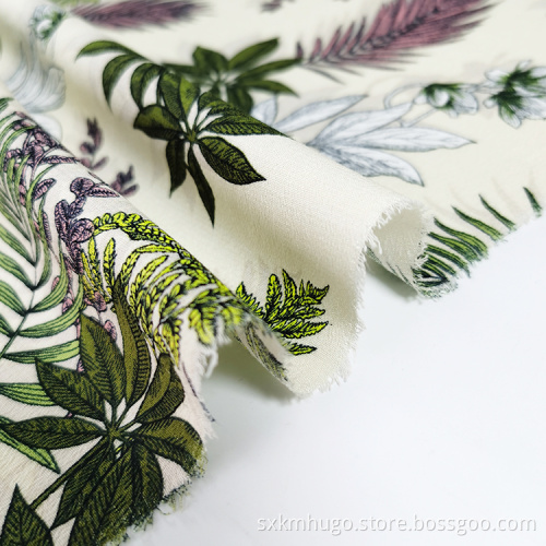Viscose Floral Rayon Custom Print Fabric